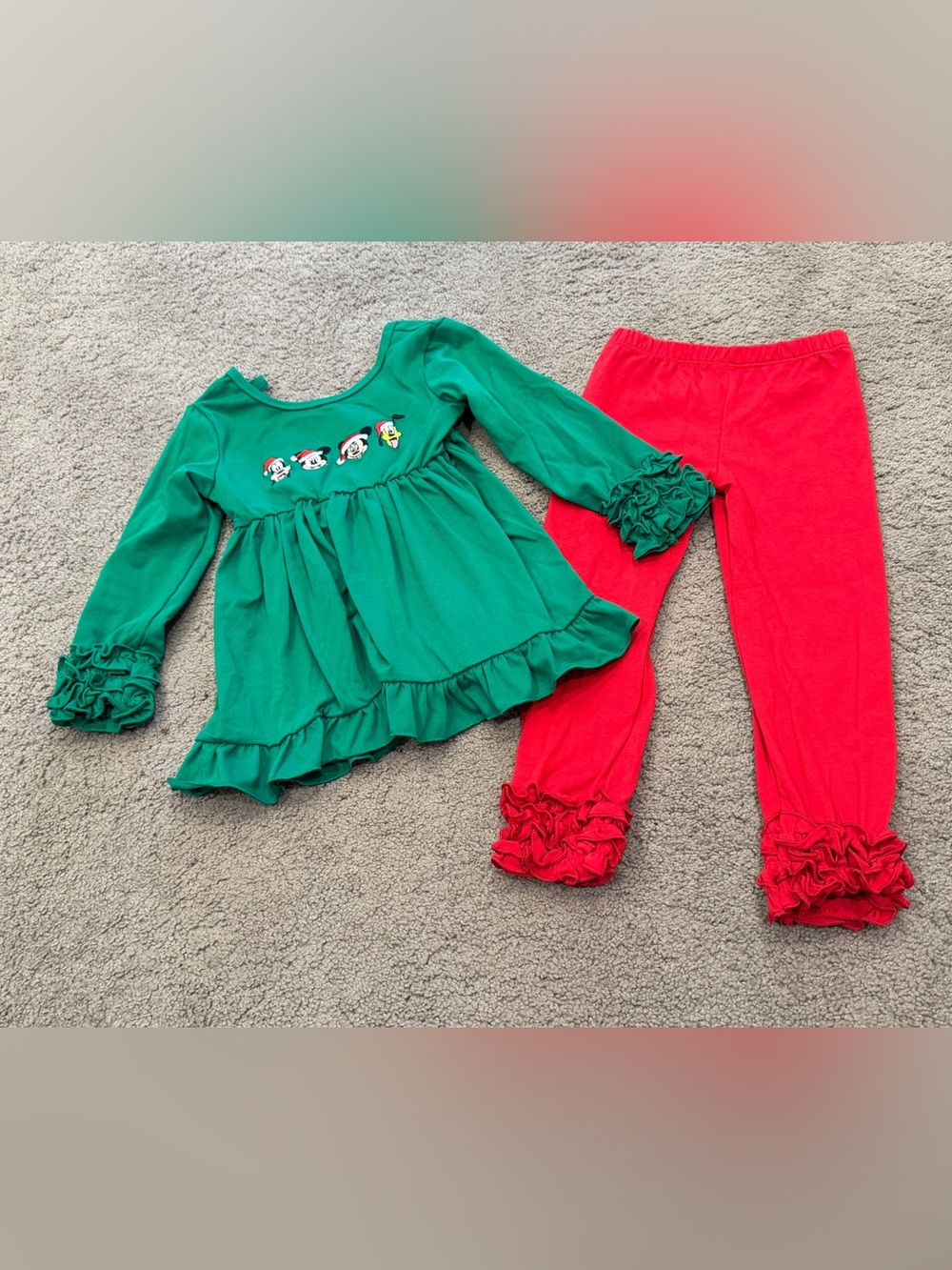 Disney Friends Christmas Pants Set